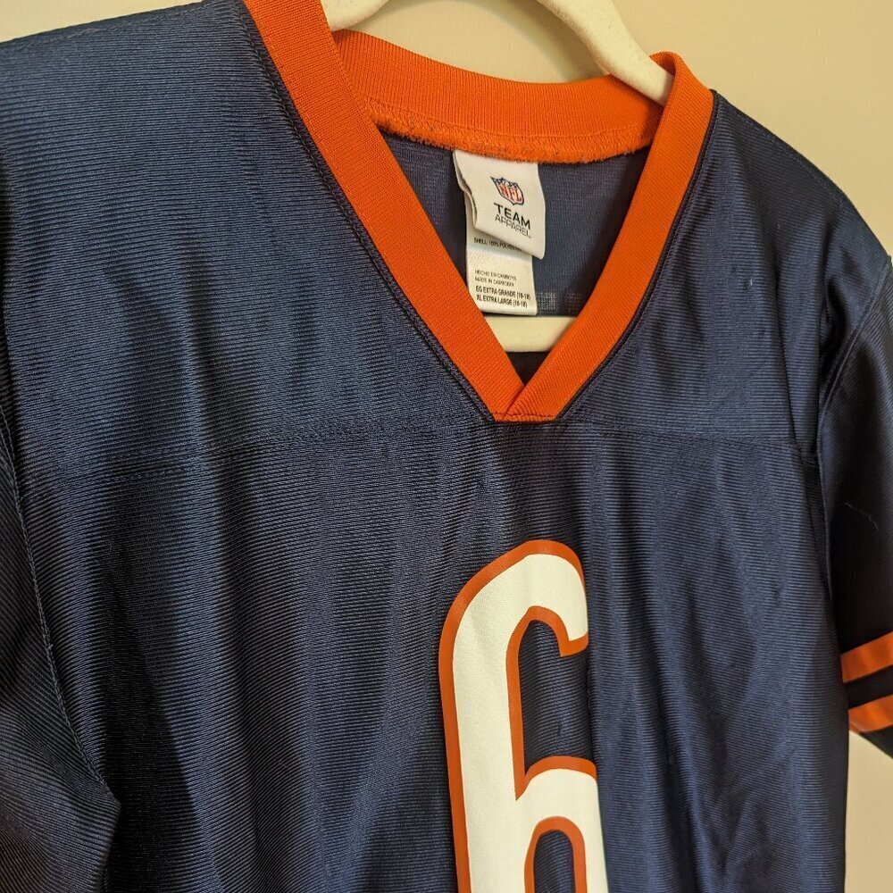 Chicago Bears #6 Jay Cutler jersey NFL Team Apparel Kids XL 16-18 - Picture 2 of 12